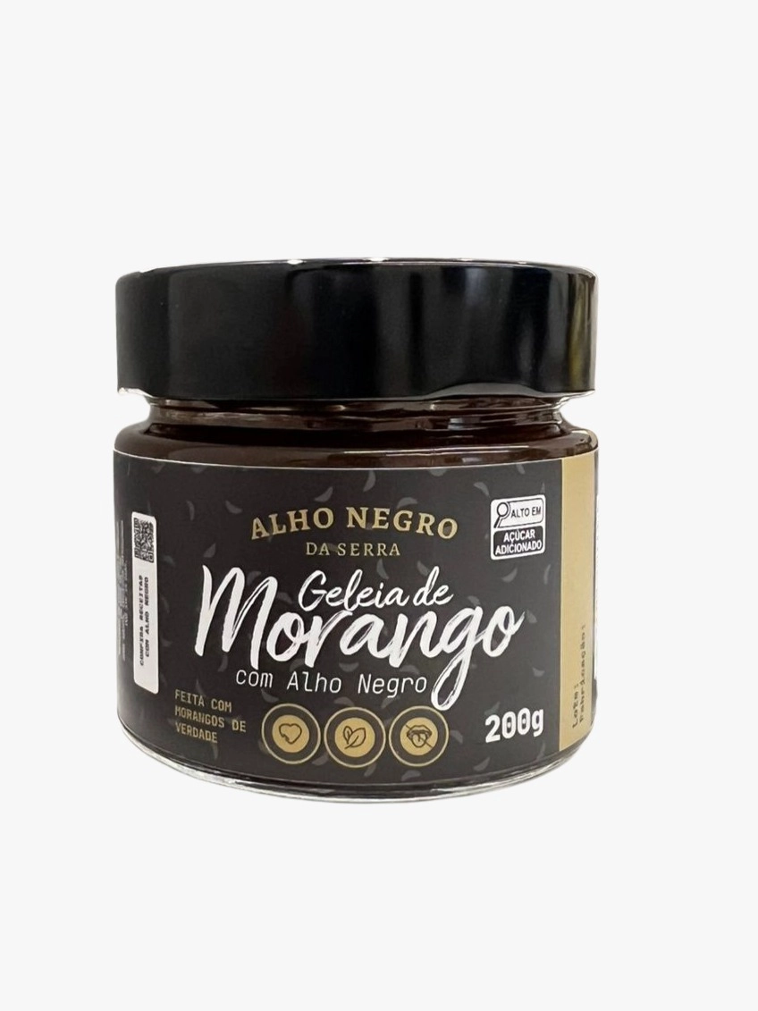 Geleia de Morango com Alho Negro 